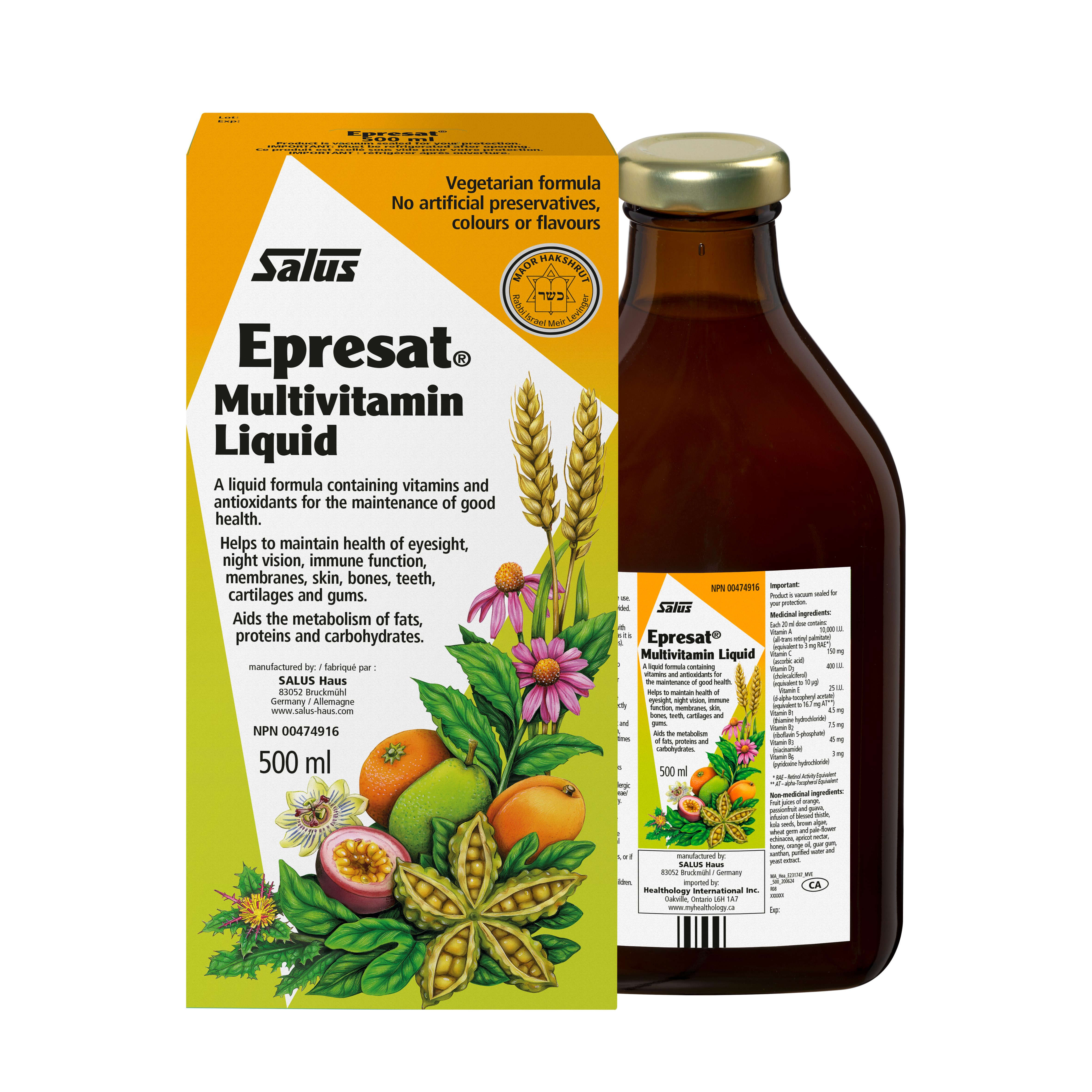 Epresat Multivitamin | Salus | 250 mL or 500 mL
