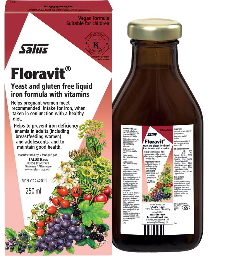 Floravit Liquid Iron | Salus | 250 mL