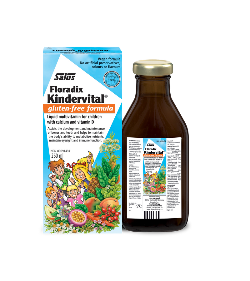 Kindervital Multivitamin | Salus | 250 mL or 500 mL