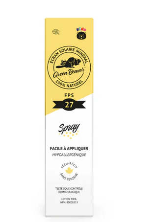 Mineral Dunscreen SPF 27 Spray KIDZ | Green Beaver® | 90 mL