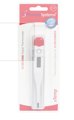 Digital Thermometer | Pharmasystems® | 1 Unit Device