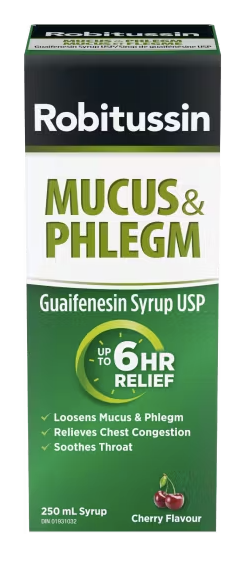 Mucus & Phlegm Syrup | Robitussin | 100 mL