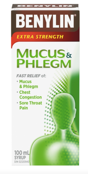 Extra Strength Cold, Mucus & Phlegm Relief Syrup | BENYLIN® | 100ml