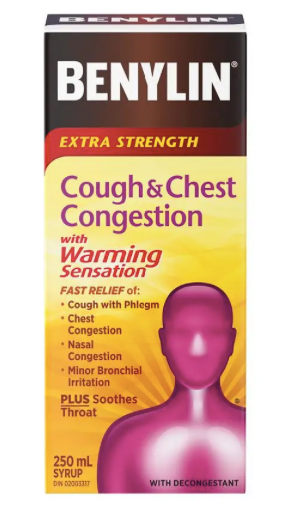 Cough & Chest Congestion With Warming Sensation Syrup | BENYLIN® |250ml