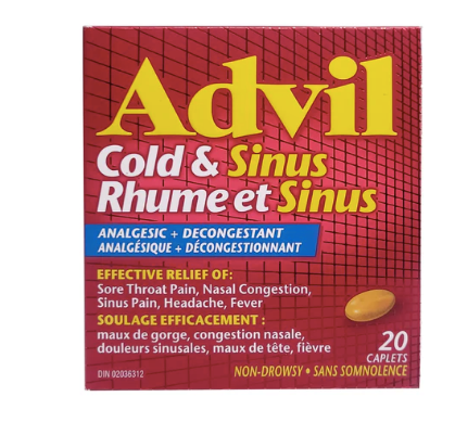 Cold & Sinus 200 MG | Advil® | 20Caplets