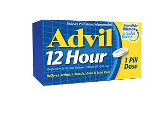 12 Hour Tablets for Extended Pain Relief, 600 mg Ibuprofen | Advil® |30 tablets