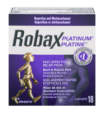 Robax - Platinum Ibuprofen + Muscle Relaxant|18 caplet