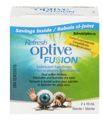 Lubrication eye drops|Refresh Optive Fusion|20ml
