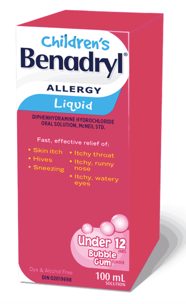 Allergy Liquid | Children's Benadryl®| 100 mL