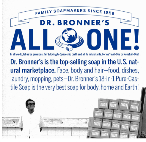 Pure-Castile Bar Soap | Dr. Bronner’s | 140 gr