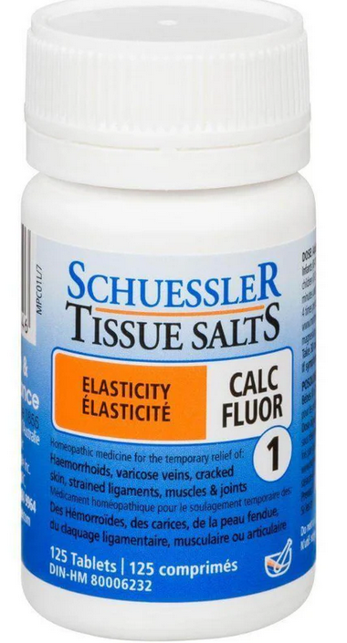 Calc Fluor 6X | Schuessler Tissue Salts | 125 Tabs