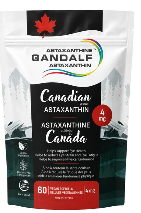Astaxanthin 4mg | Gandalf | 60 Softgels
