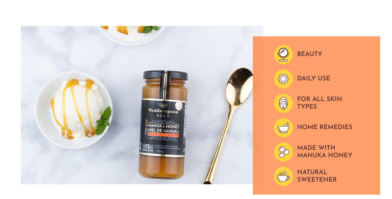 Raw Monofloral Manuka Honey | Wedderspoon® GOLD | 325g/11.5oz