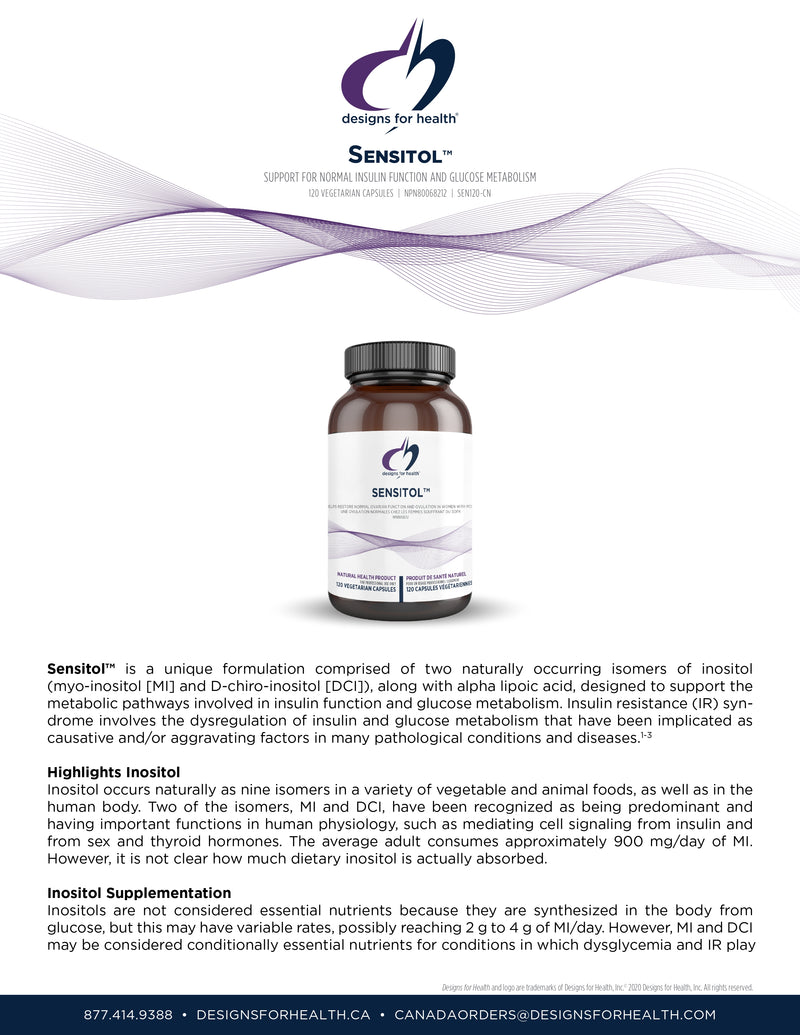 Sensitol™ | Designs for Health® | 120 Vegeterian Capsules