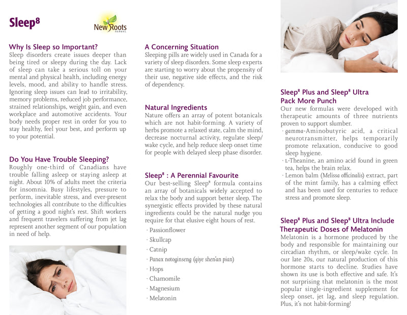 Sleep⁸ Ultra | New Roots HERBAL® | 60 Capsules