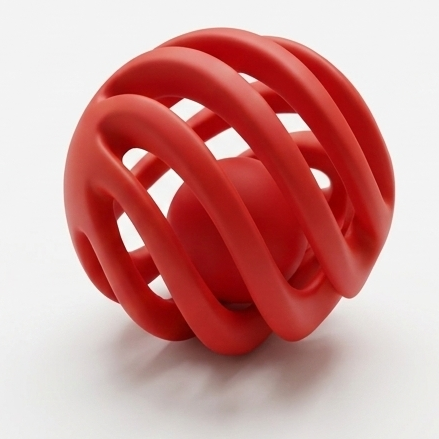 Ball-in-Ball Interactive Toy for Cats & Small Dogs
