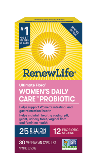 Ultimate Flora Women's Daily Care 25B | Renew Life® | 30 Vegetarian Capsules