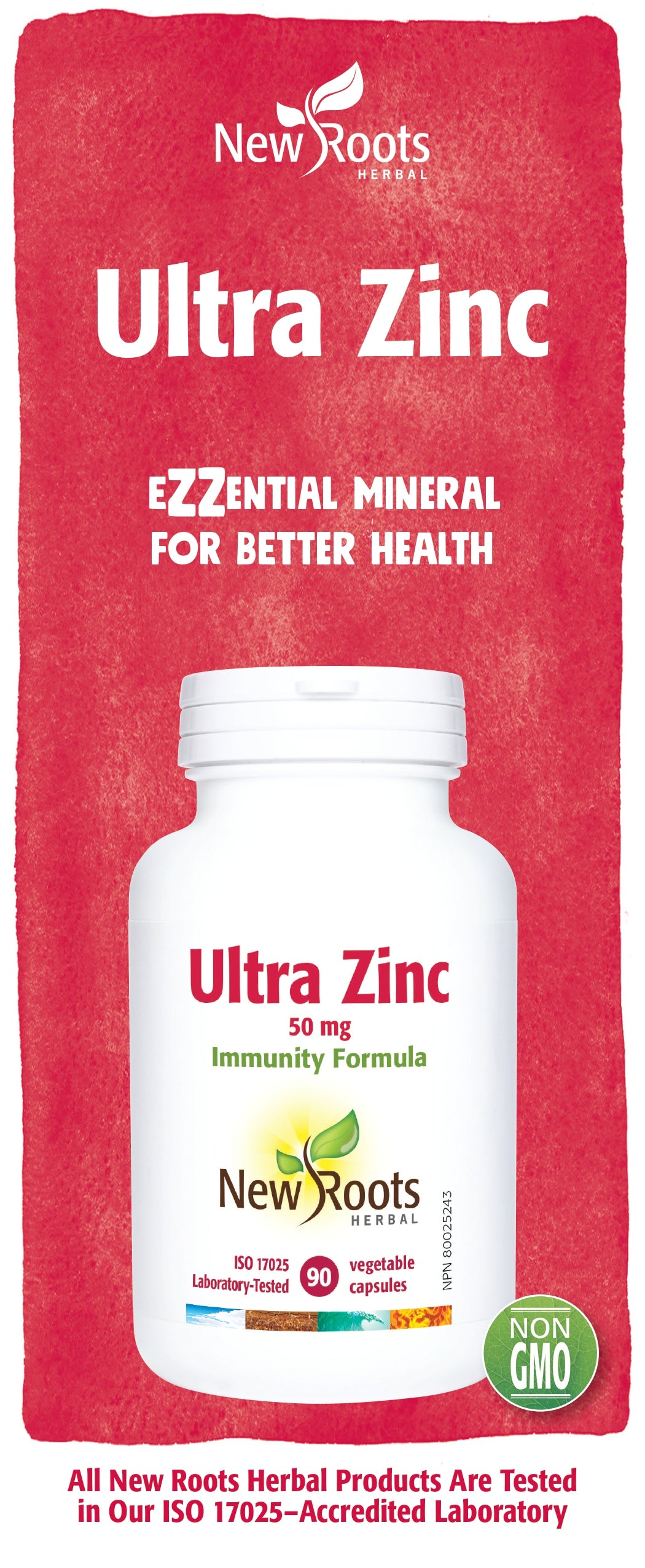 Ultra Zinc | New Roots HERBAL® | 90 Veg Capsules