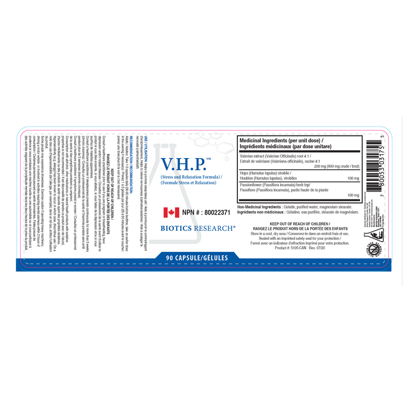 V.H.P.™  | Biotics Research® | 90 Capsules