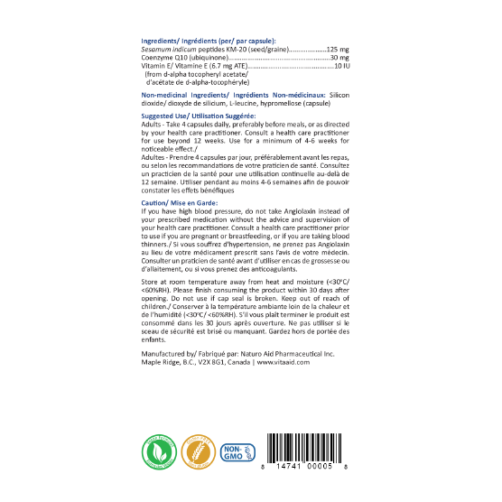 Angiolaxin | Vita Aid® | 112 Capsules