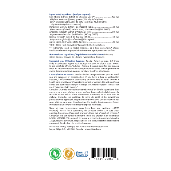 Hepasylin | Vita Aid® | 120 Capsules