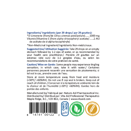 Limonen-E | Vita Aid® | 28 Servings: 30 mL