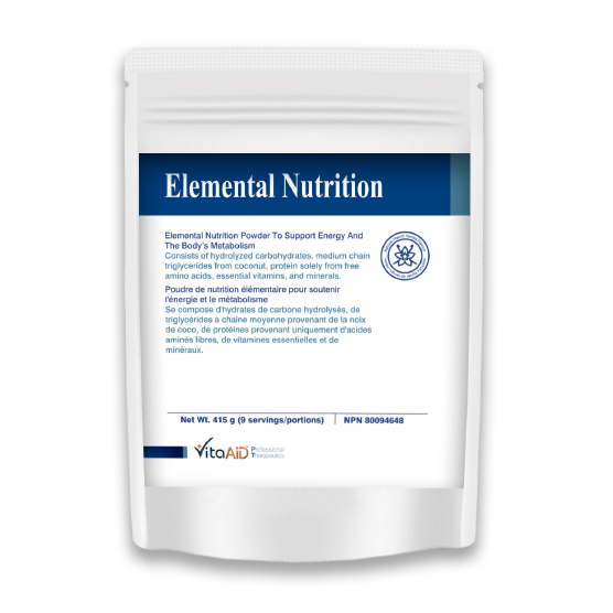 Elemental Nutrition (Non-Keto) by Vita Aid® – GI Repair & Easy-to-Absorb Nutritional Support | 415 g Powder