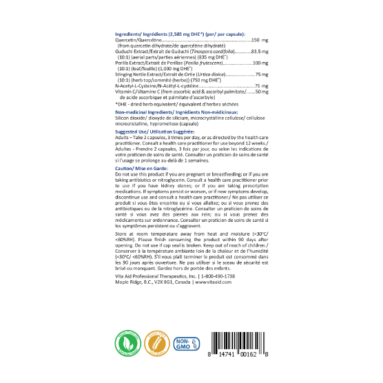 Histalief | Vita Aid® | 84 Capsules