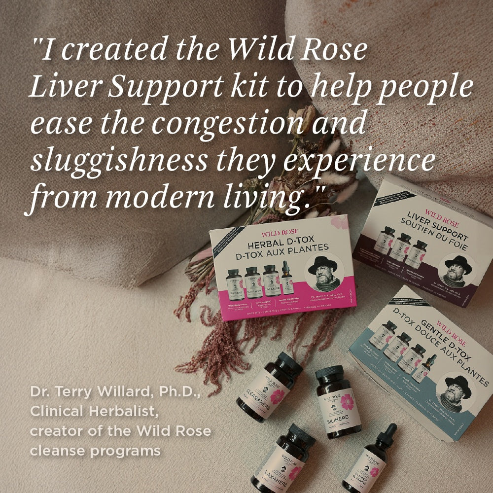 Liver Support Kit by Wild Rose® – 15-Day Liver Cleanse & Digestive Support Program | Complete Kit