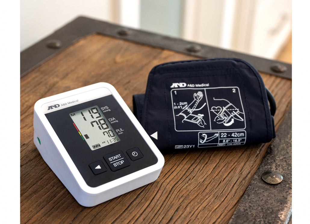 Blood Pressure Monitor UA-660CN by A&D Medical® – One-Touch Automatic Upper Arm Monitor | 1 Device