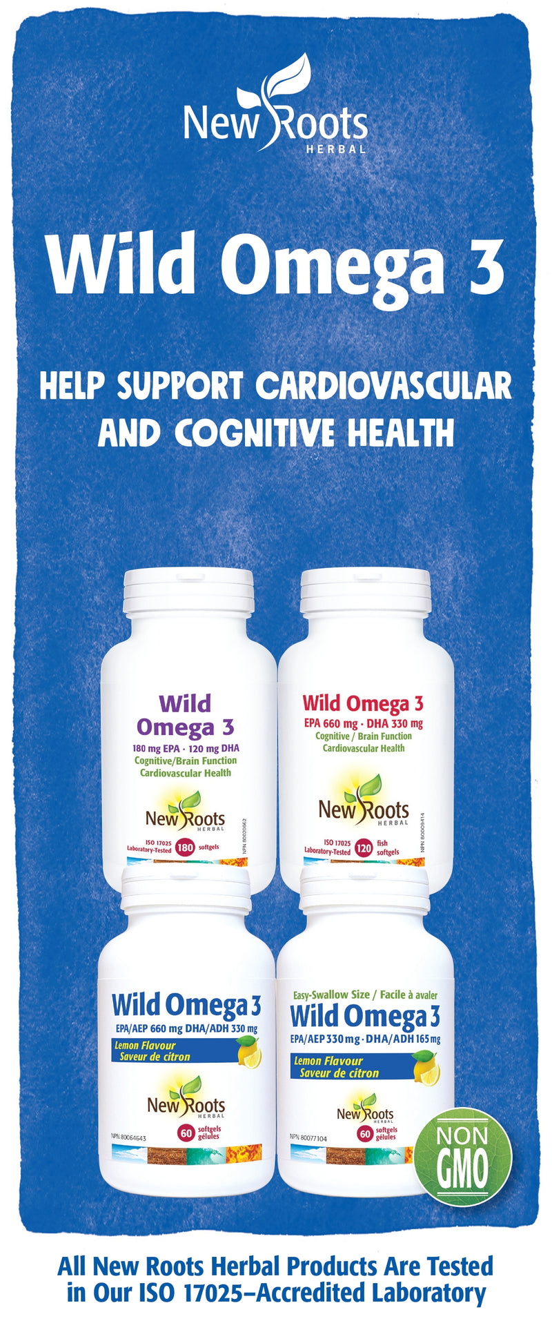 Wild Omega 3 | New Roots HERBAL® | 120 Softgels