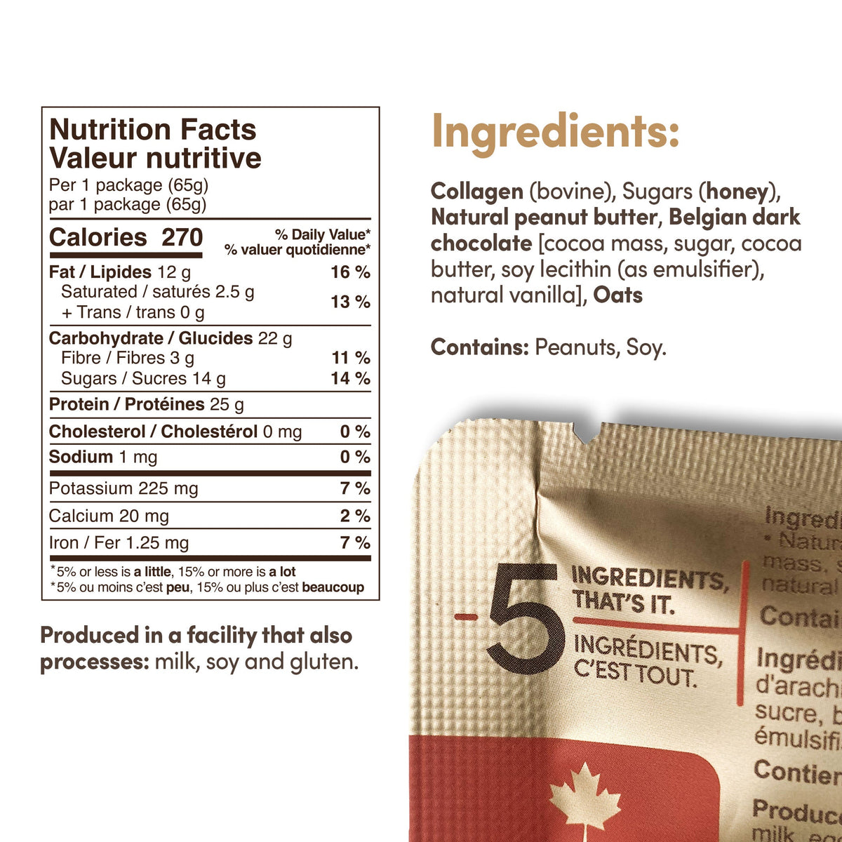 Peanut Butter Cup Protein Bars (Box of 12)