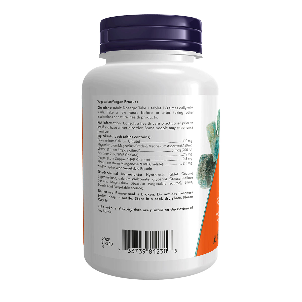Calcium Citrate | NOW® | 100 Veg Capsules
