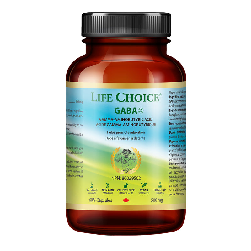 Gaba 500 Mg | Life Choice® | 60 Vegetarian Capsules