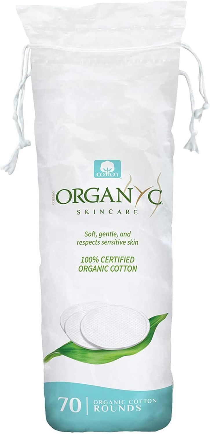 Organic Cotton Rounds|Organyc|70 Count