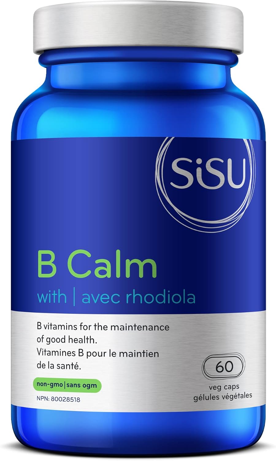 B Calm with 250 mg Rhodiola | Sisu | 60 caps