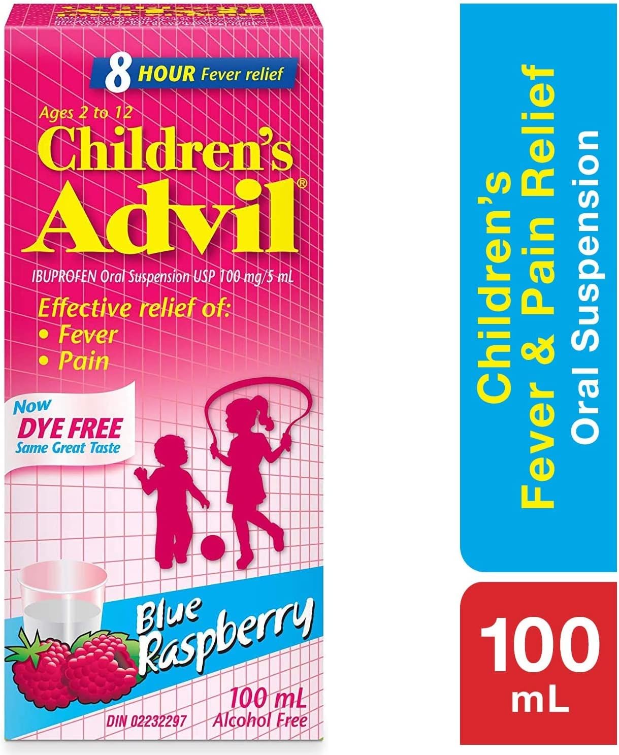 Children's Advil Dye Free Suspension | Advil® | 100ml(Different Flavours)