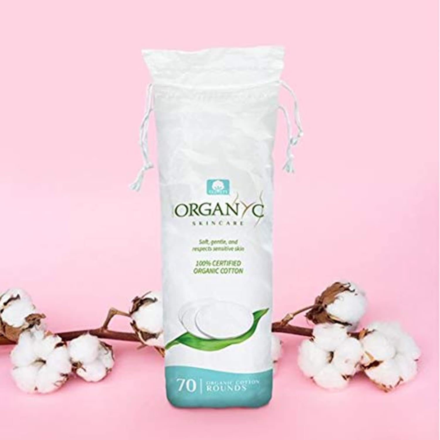 Organic Cotton Rounds|Organyc|70 Count