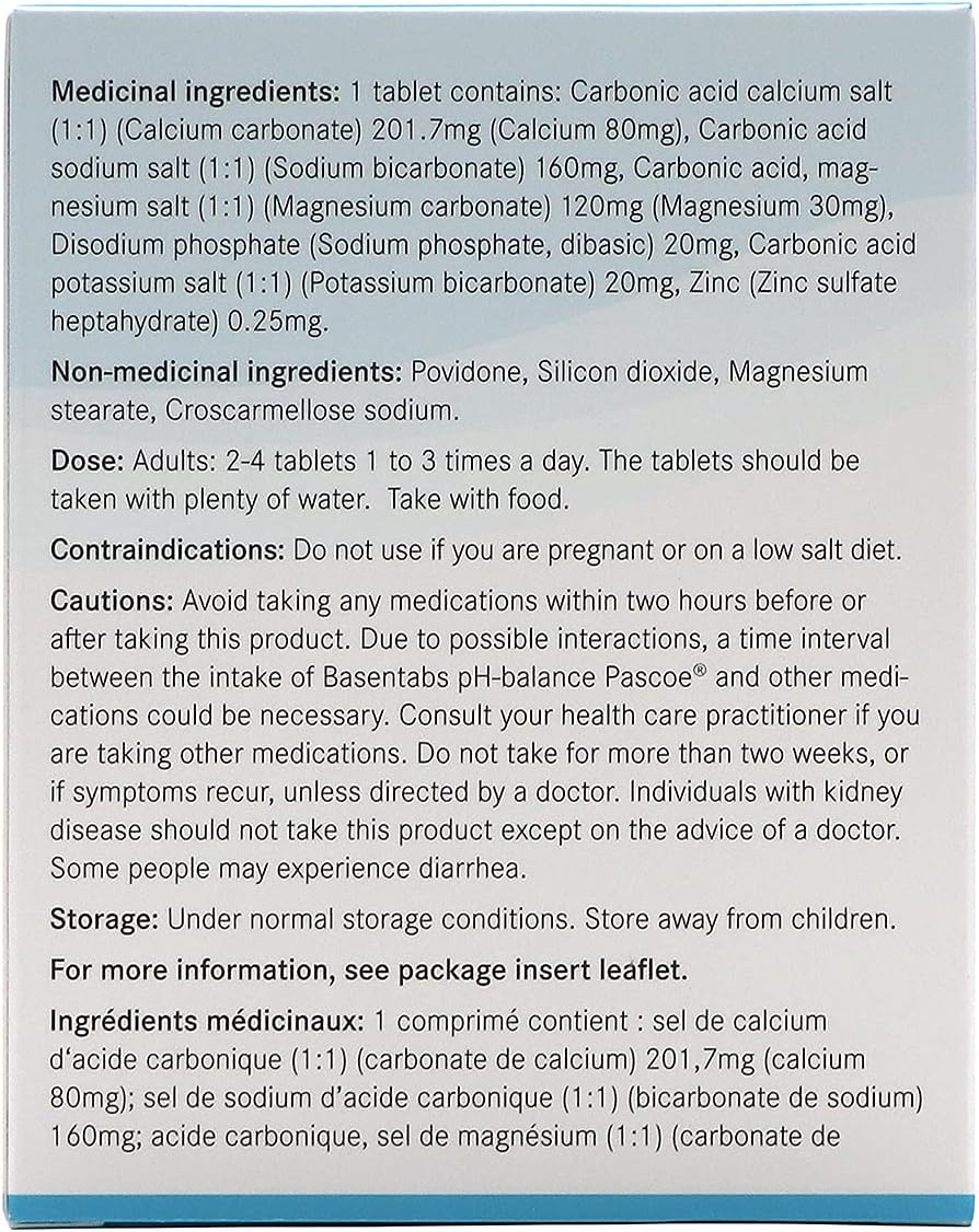 Basentabs pH balance | Pascoe® | 100 tablets