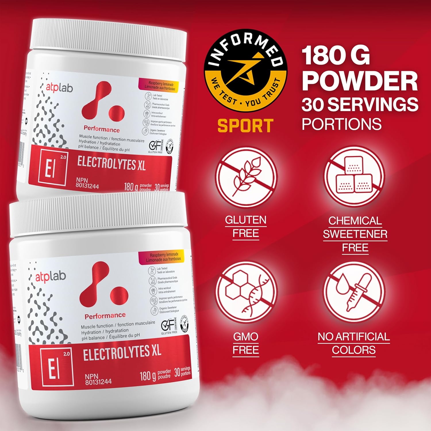 Electrolytes XL |ATP LAB|180g Powder