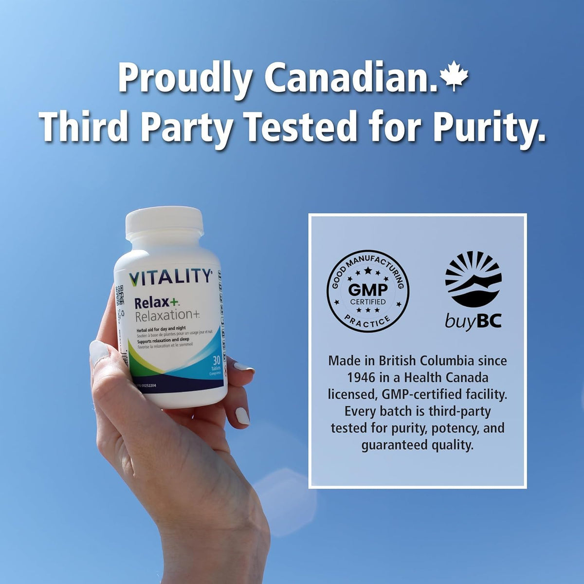 Relax+ Herbal Sleep Aid | VITALITY | 60Veg tablets
