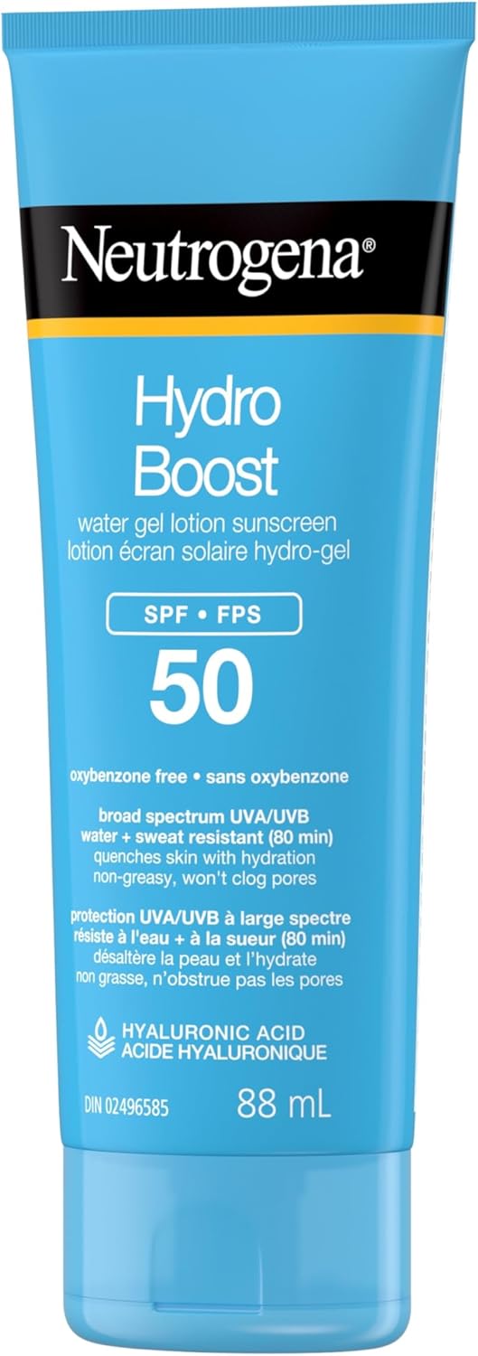 Hydro Boost Water Gel Sunscreen Lotion with Broad Spectrum SPF 50| Neutrogena® | 88ml