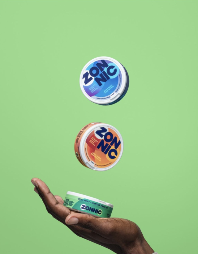 Nicotine Pouches Mint | ZONNIC | 24 Tobacco-Free Pouches