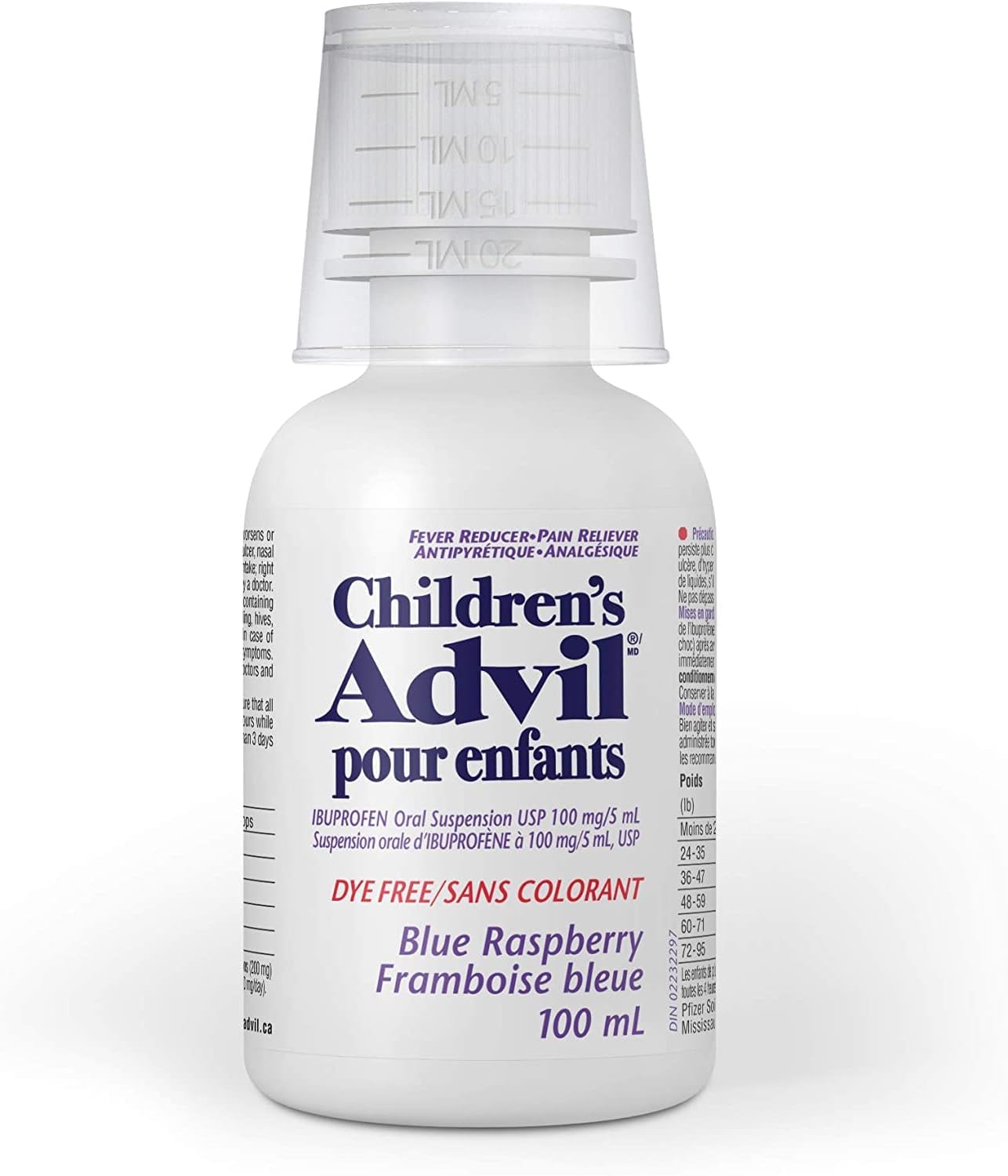 Children's Advil Dye Free Suspension | Advil® | 100ml(Different Flavours)