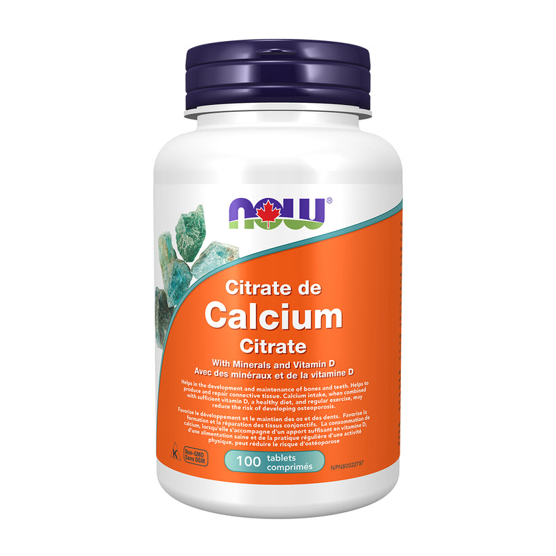 Calcium Citrate | NOW® | 100 Veg Capsules