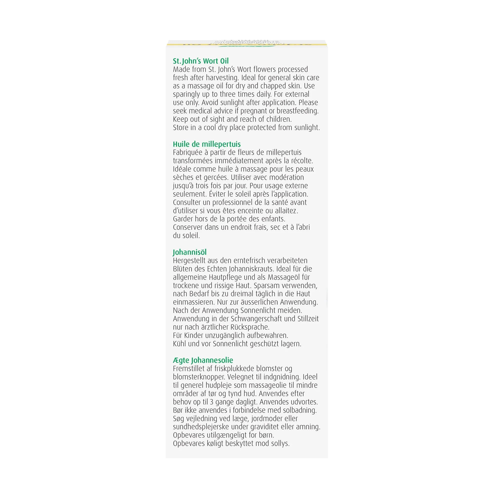 St.John's Wort Body Oil | A.Vogel | 100 mL