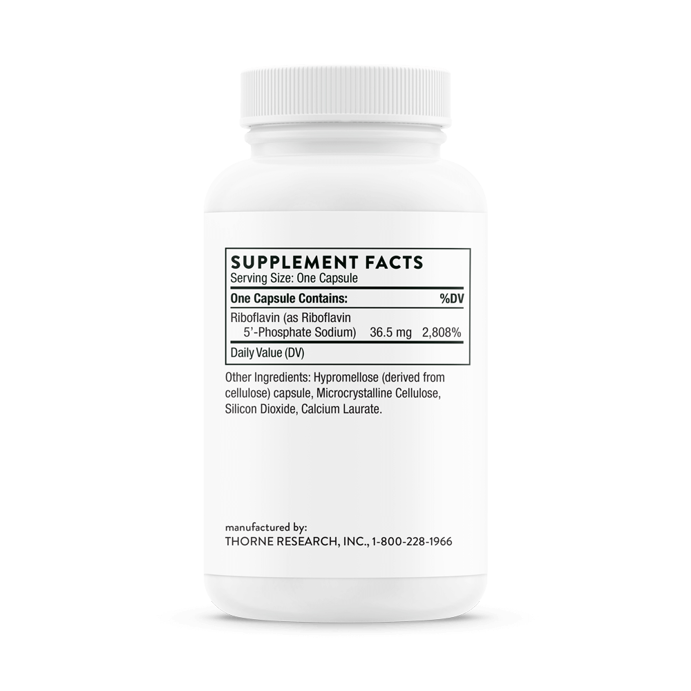 Riboflavin 5’-Phosphate | Thorne® | 60 Capsules