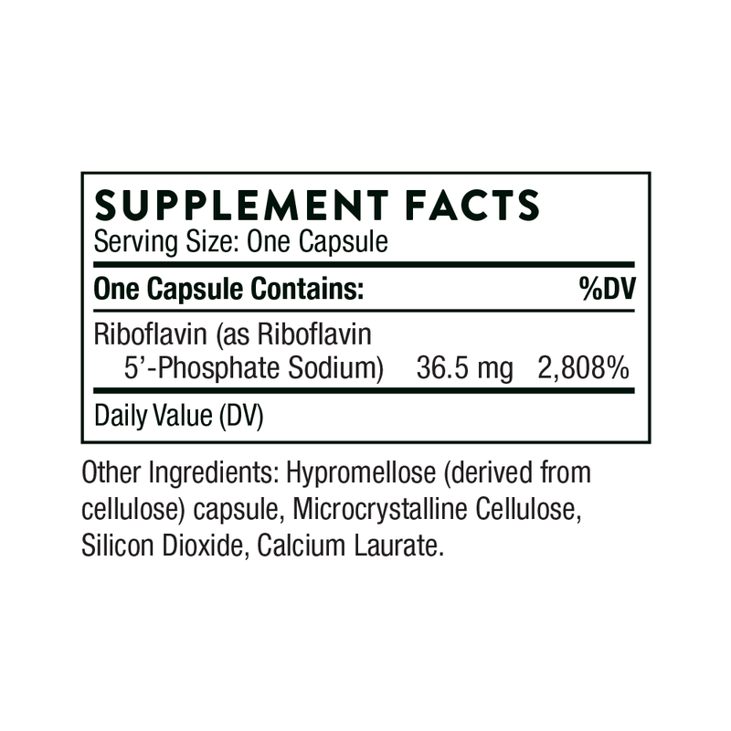 Riboflavin 5’-Phosphate | Thorne® | 60 Capsules