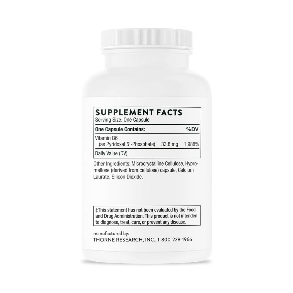 Pyridoxal 5’-Phosphate | Thorne® | 180 Capsules