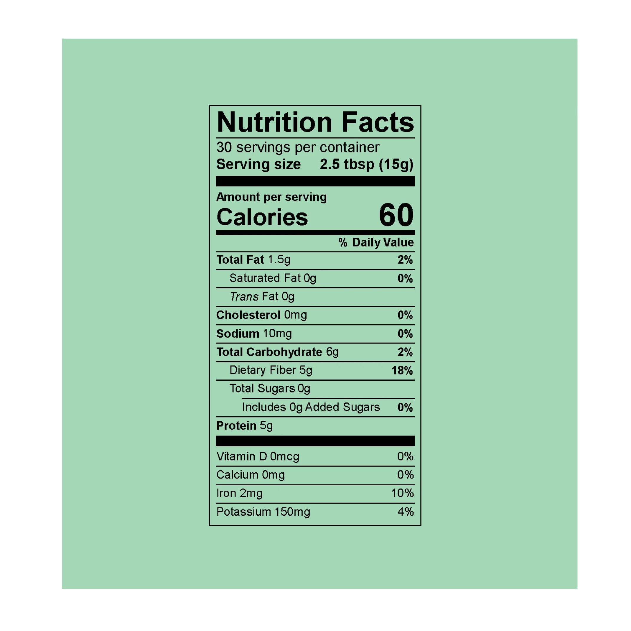 Flax Seed Powder | Omega Nutrition | 454 g